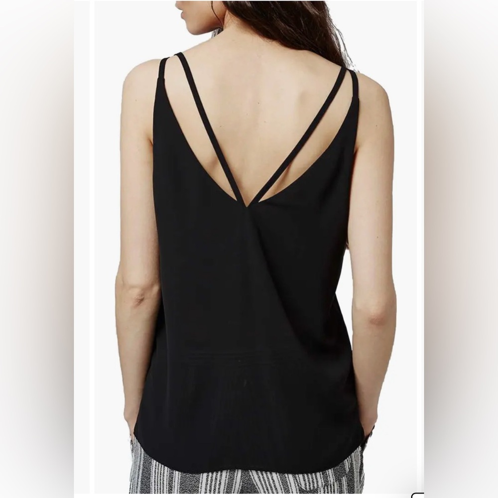 Topshop Double Strap V-Back Camisole‎ size 2 - Picture 2 of 9